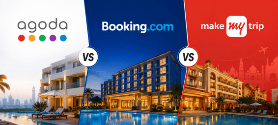 Agoda vs Booking.com vs MakeMyTrip 2026: Cheap Hotel Booking 